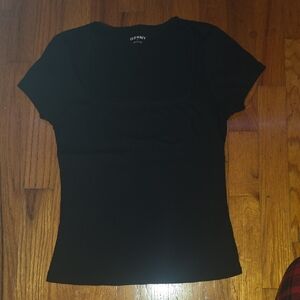 Old Navy Women's Black Short Sleeve Tee